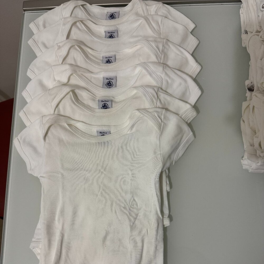 Petit Bateau lot of 6 undershirts